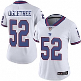 Women Nike Giants 52 Alec Ogletree White Color Rush Limited Jersey Dzhi,baseball caps,new era cap wholesale,wholesale hats